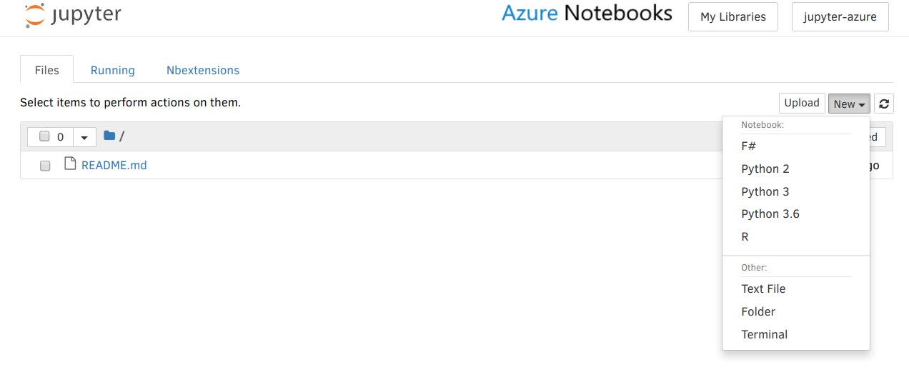 azure notebooks